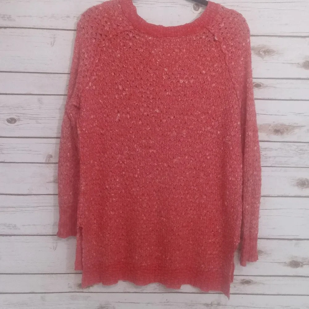 Free People Over Sized Scoop Neck Sweater Size XS - Picture 3 of 7